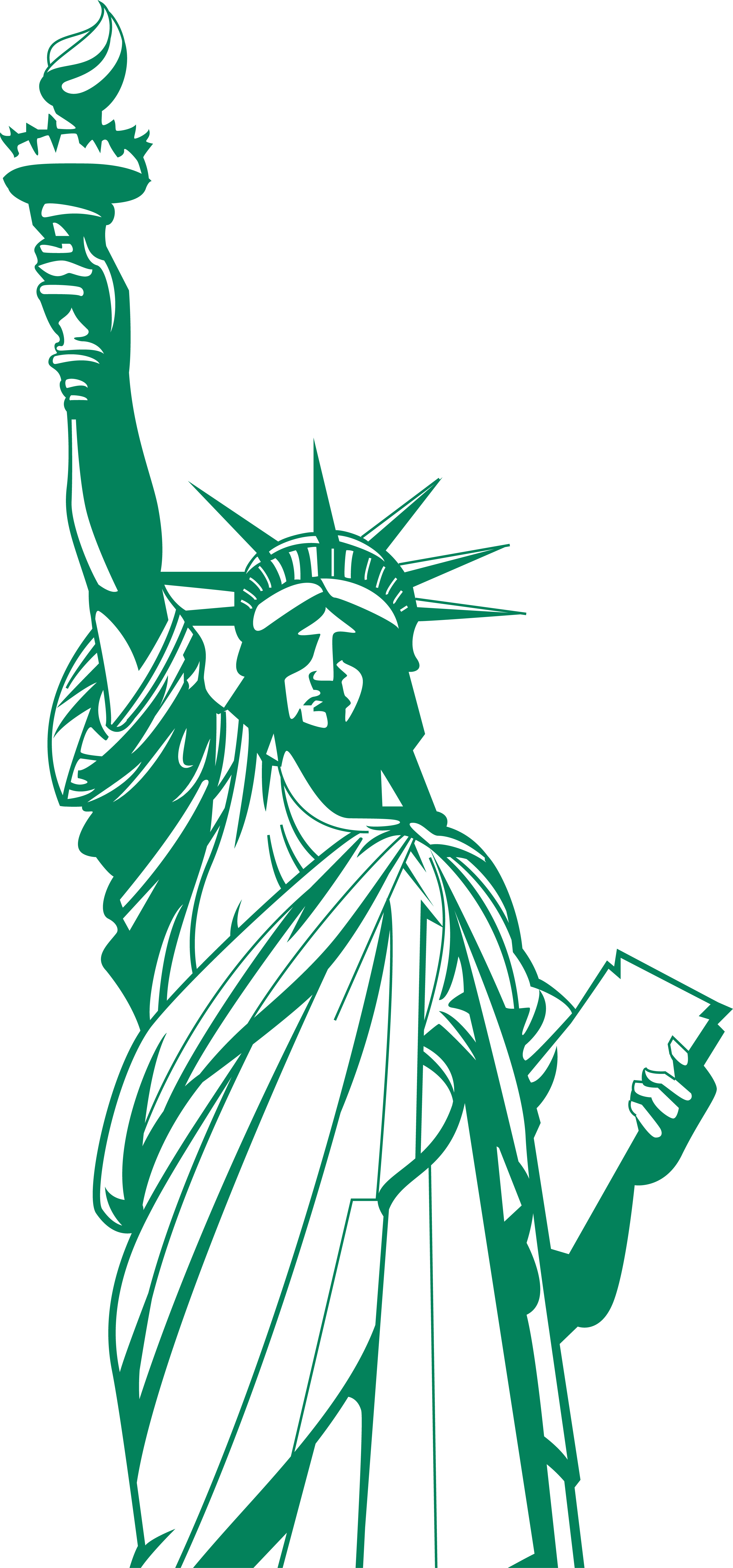 Statue Of Liberty PNG - New York City And Statue Of Liberty Usa Symbol