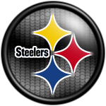 steelers on black circle logo transparent #921