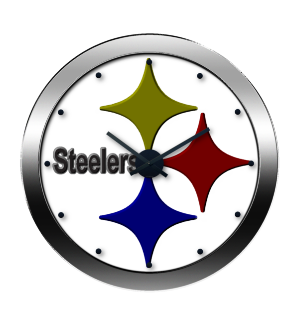 steelers wall clock png #926