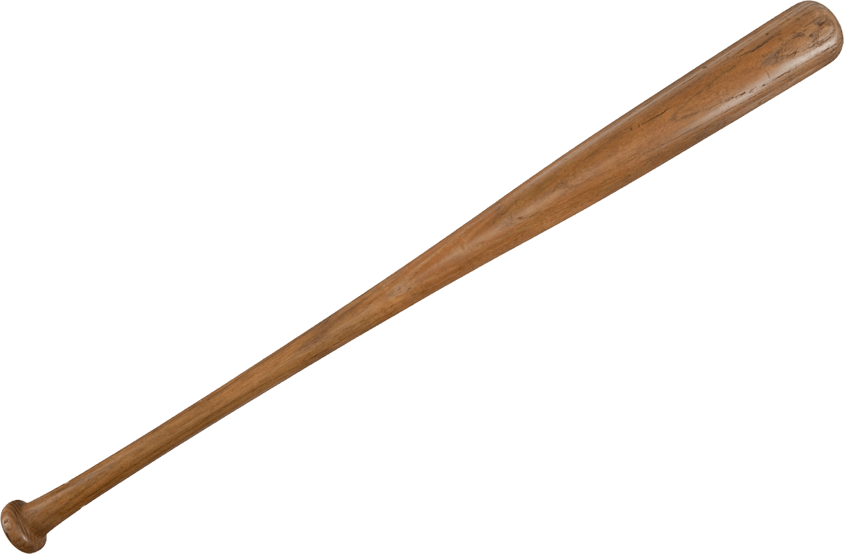 stick, vintage baseball bat transparent png #25037