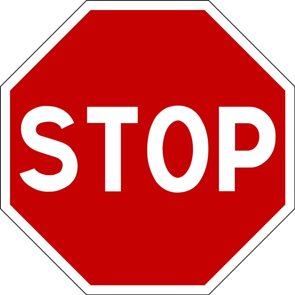 red stop sign png #19347