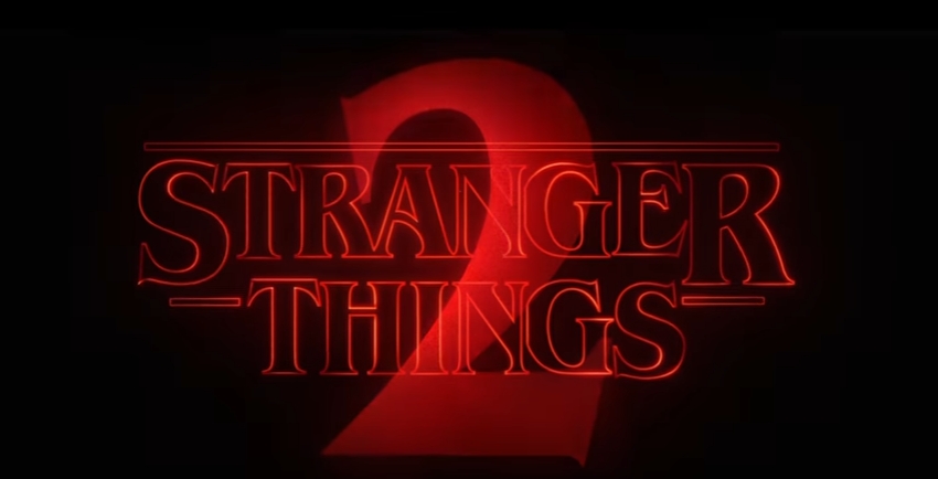 stranger things 2 logo season two trailer debuts during super