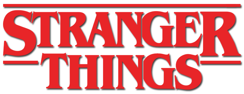 stranger things red logo vector free download #38772