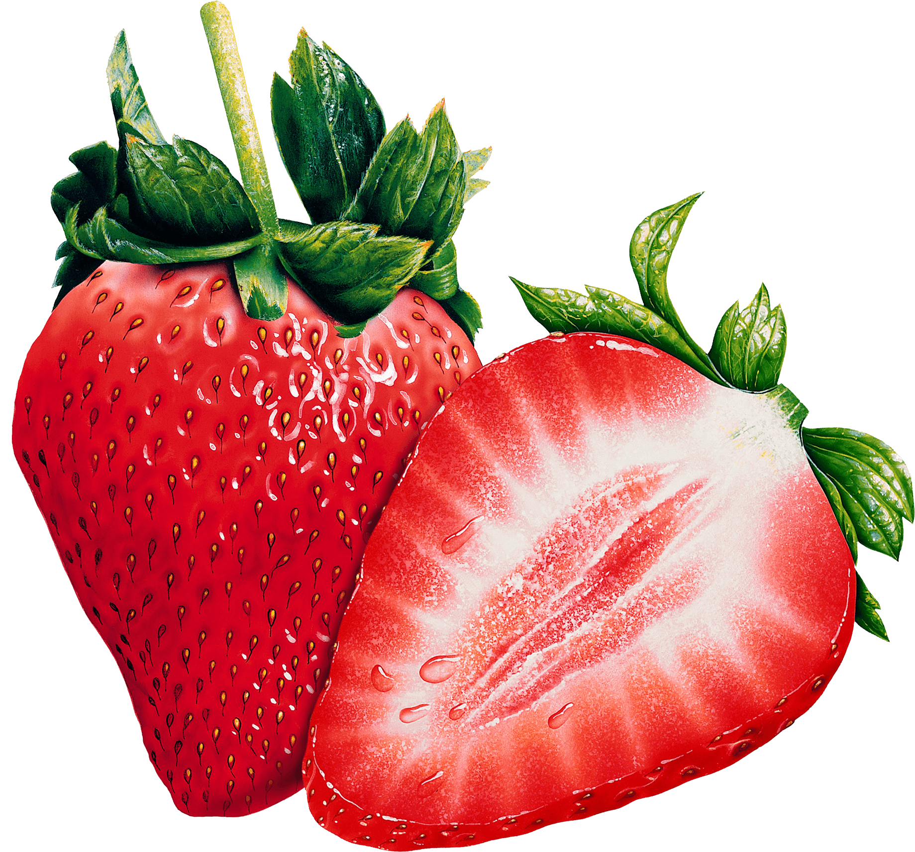 strawberry, open strawberries transparent png #14978