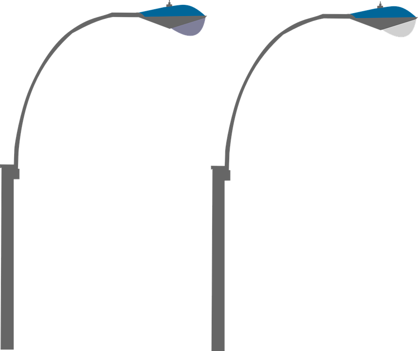 street light, street lamp road vector graphic pixabay #20910