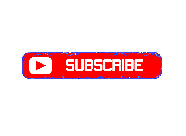 subscribe png button, red, video with play icon #27831
