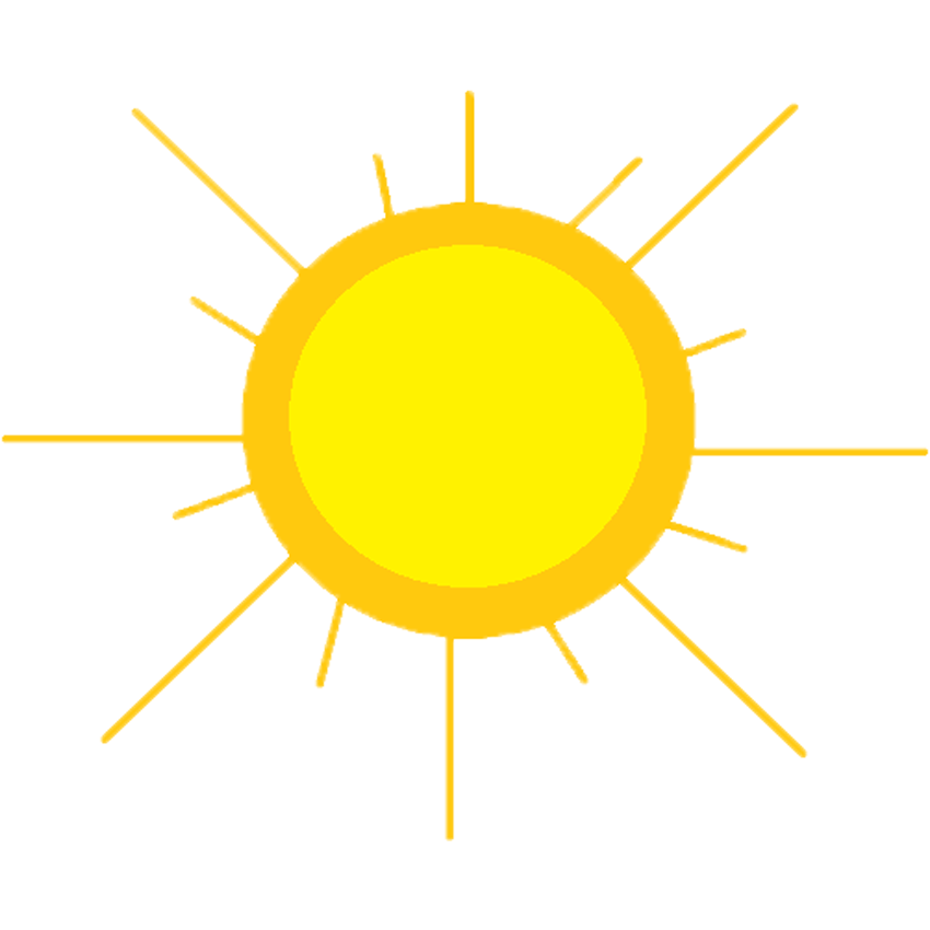 sun light clipart #9651