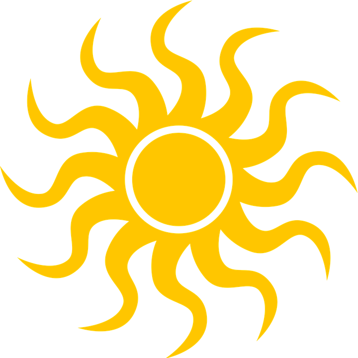 sun icon png, weather, hot, seem #9632