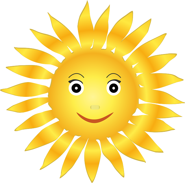 sun smile transparent background #9617