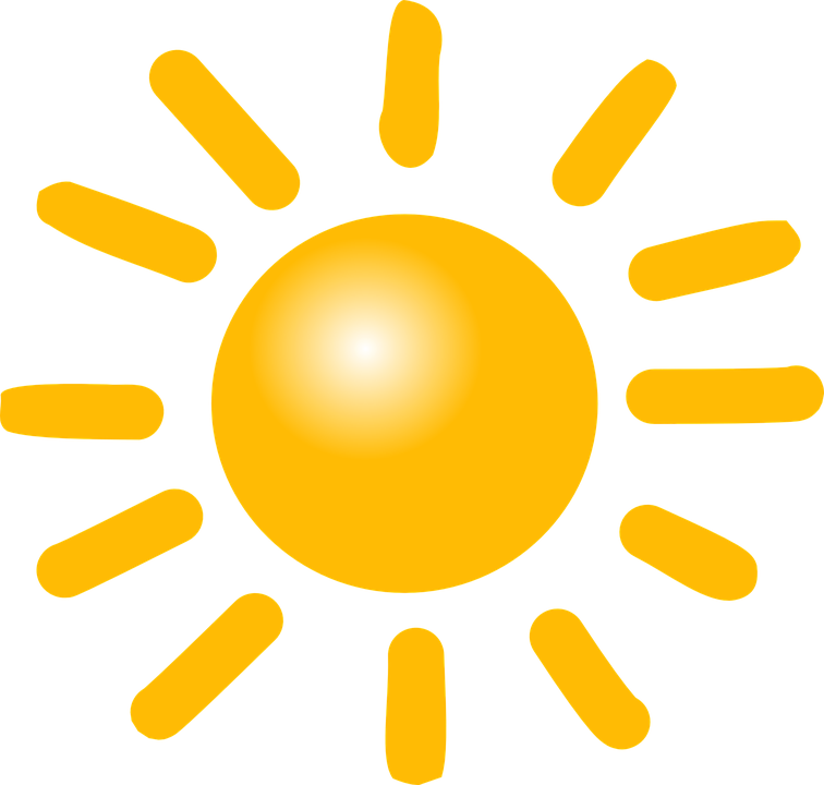 sun, weather, sunny clipart #9657