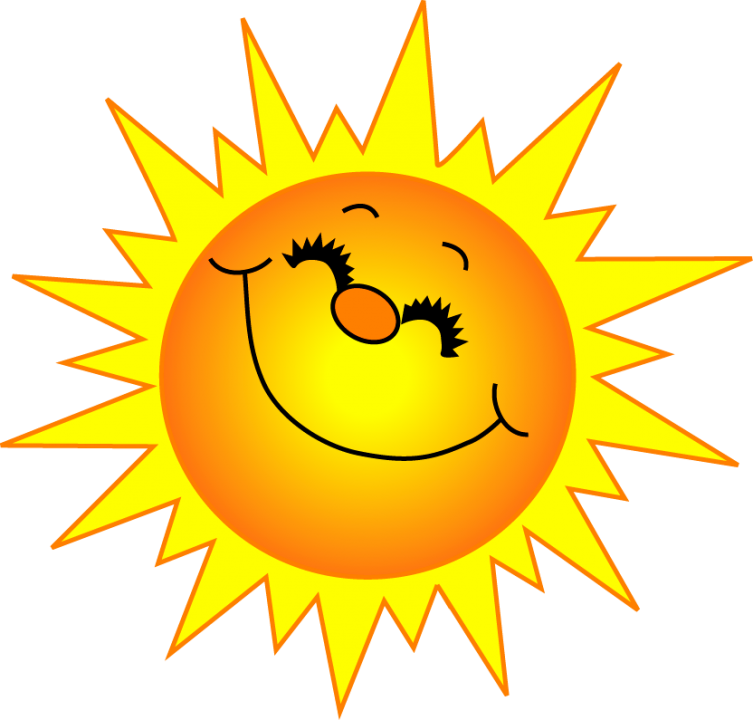 happy sun clipart #39816