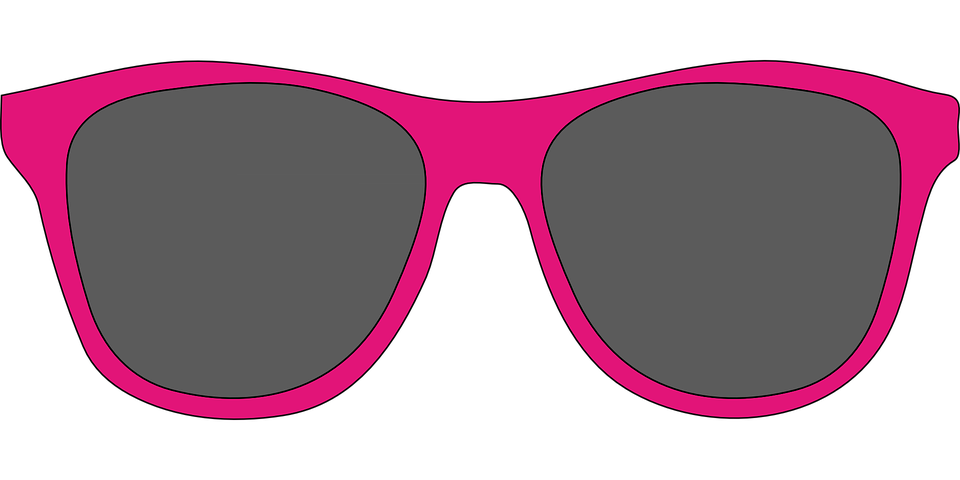 sunglasses pink vector graphic pixabay #10820