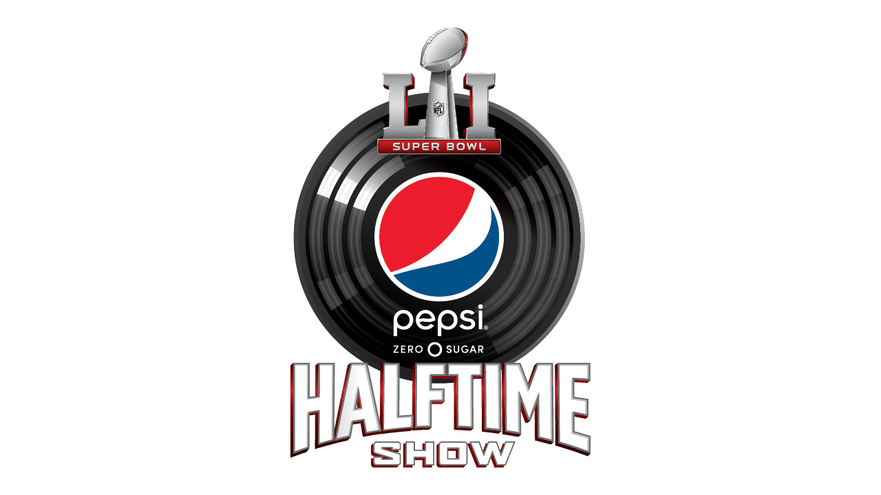 pepsi halftime show, superbowl li png logo #6062