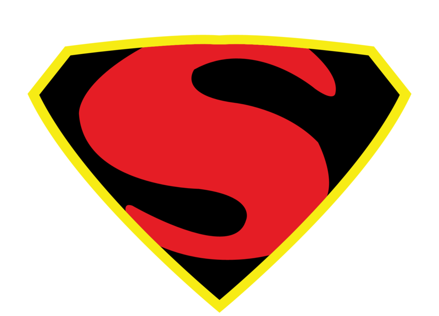 Superman Yellow Outline Logo Png Pictures #1548