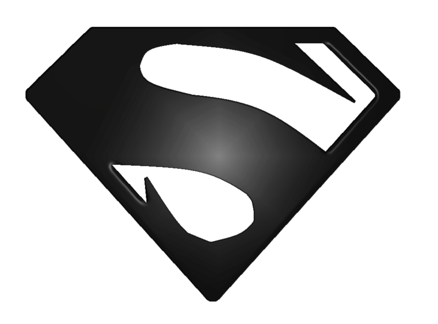 superman black png logos #2977