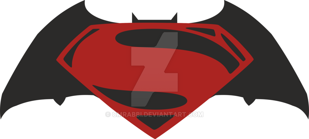 superman v batman png logo clipart #2961