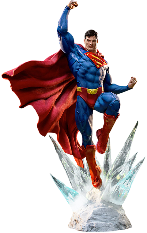 comics superman statue iron studios sideshow #12265