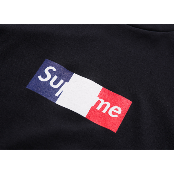 new supreme france flag logo shirt #27031