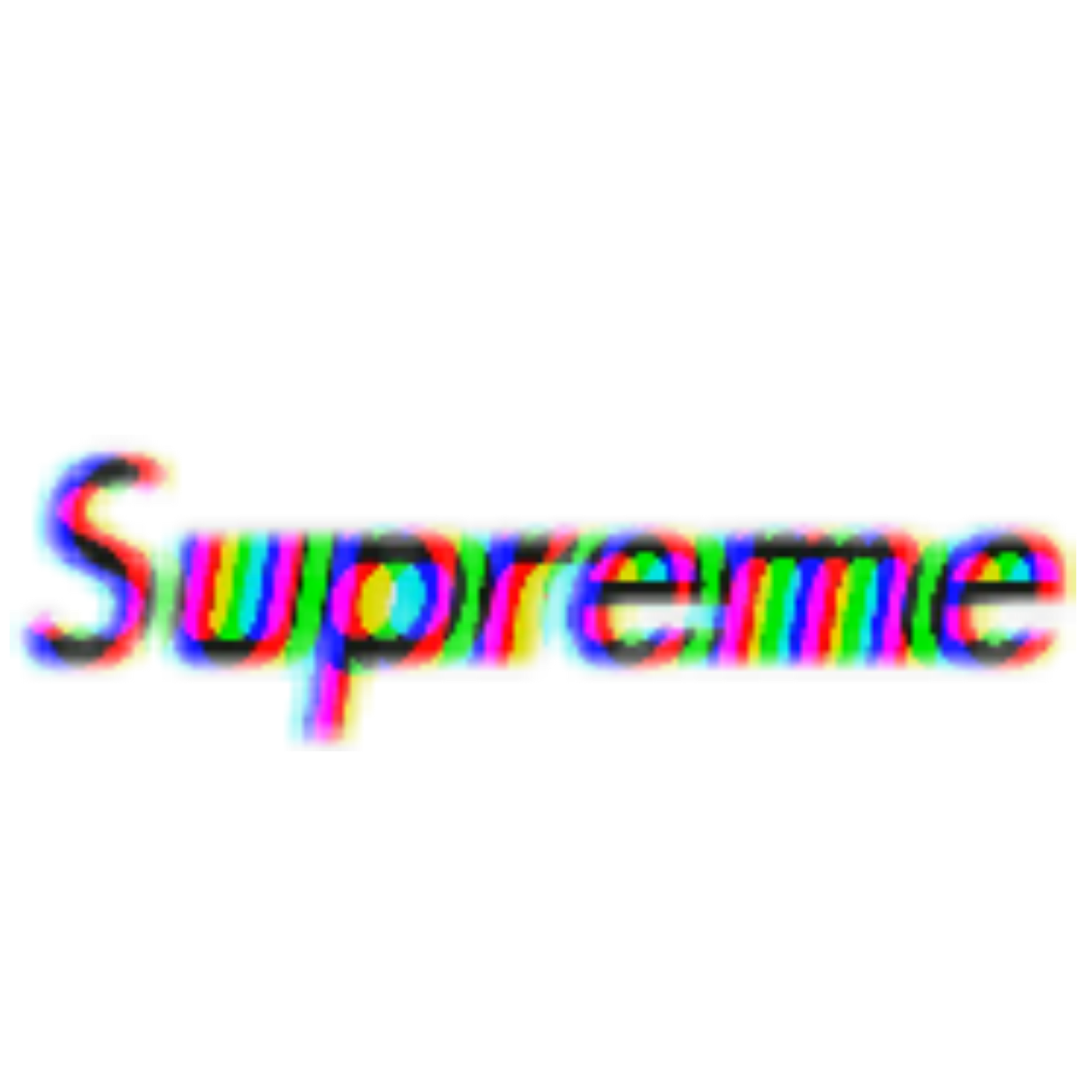 supreme glitch effect tumblr aesthetic sticker png blac #27051