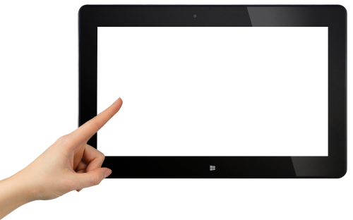 finger touch tablet png image pngpix #16325