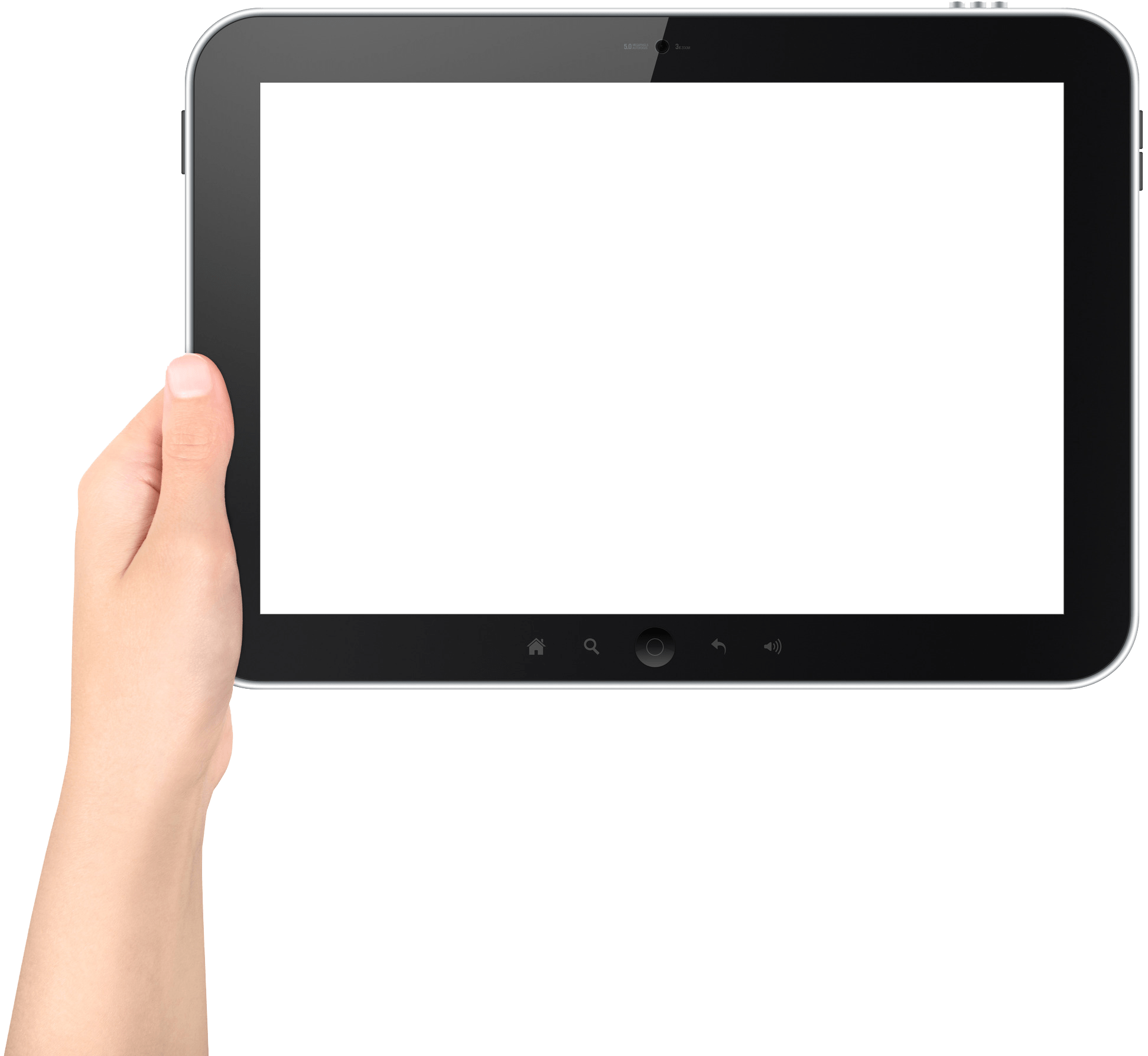 one hand holding tablet transparent png stickpng #16306