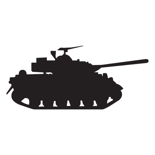 military tank silhouette transparent png svg vector #29173