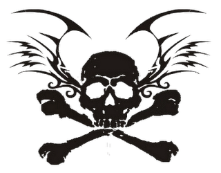 sunrise black skull tattoo png #11838