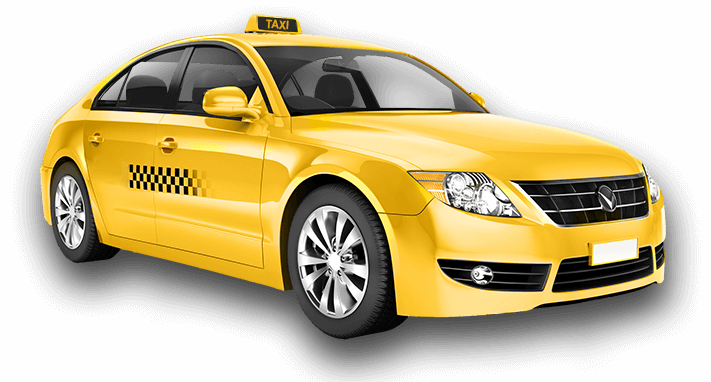 professional airport transportation yellow taxi png #26012