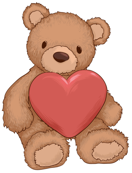 teddy bear with heart png clip art image gallery #15723