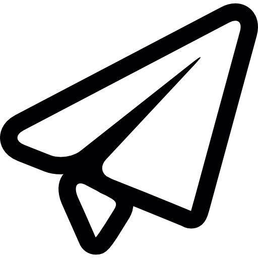 telegram amblem, kite outline transparent #955