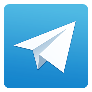 telegram, paper kite blue logo #947