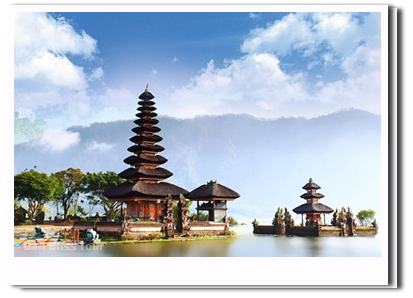 temple bell, bedugul and tanah lot #21930