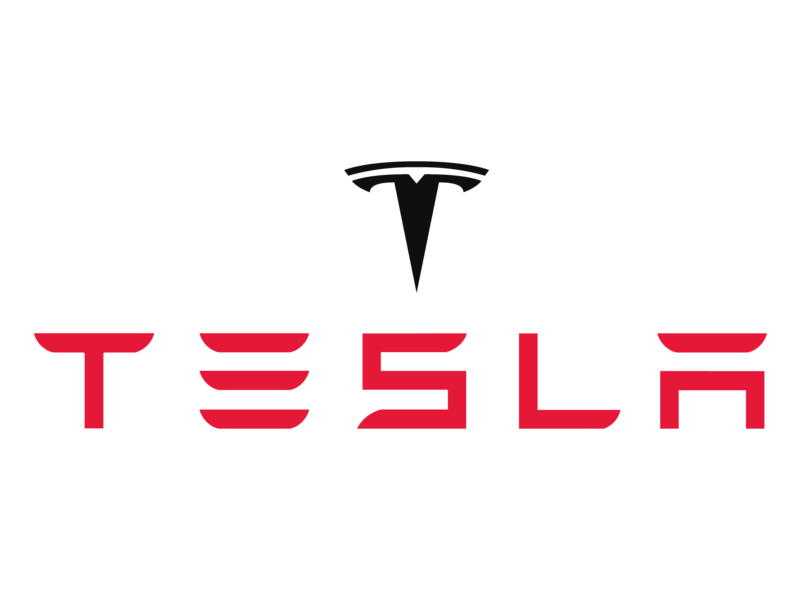 tesla black and red logo png #2249