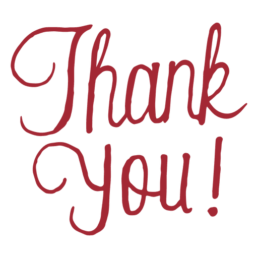 thank you script message transparent png svg vector #11945