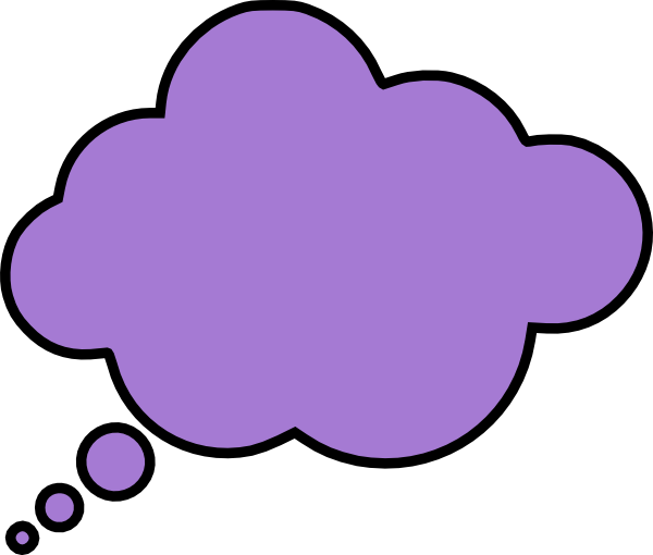 thought balloon clipart with transparent