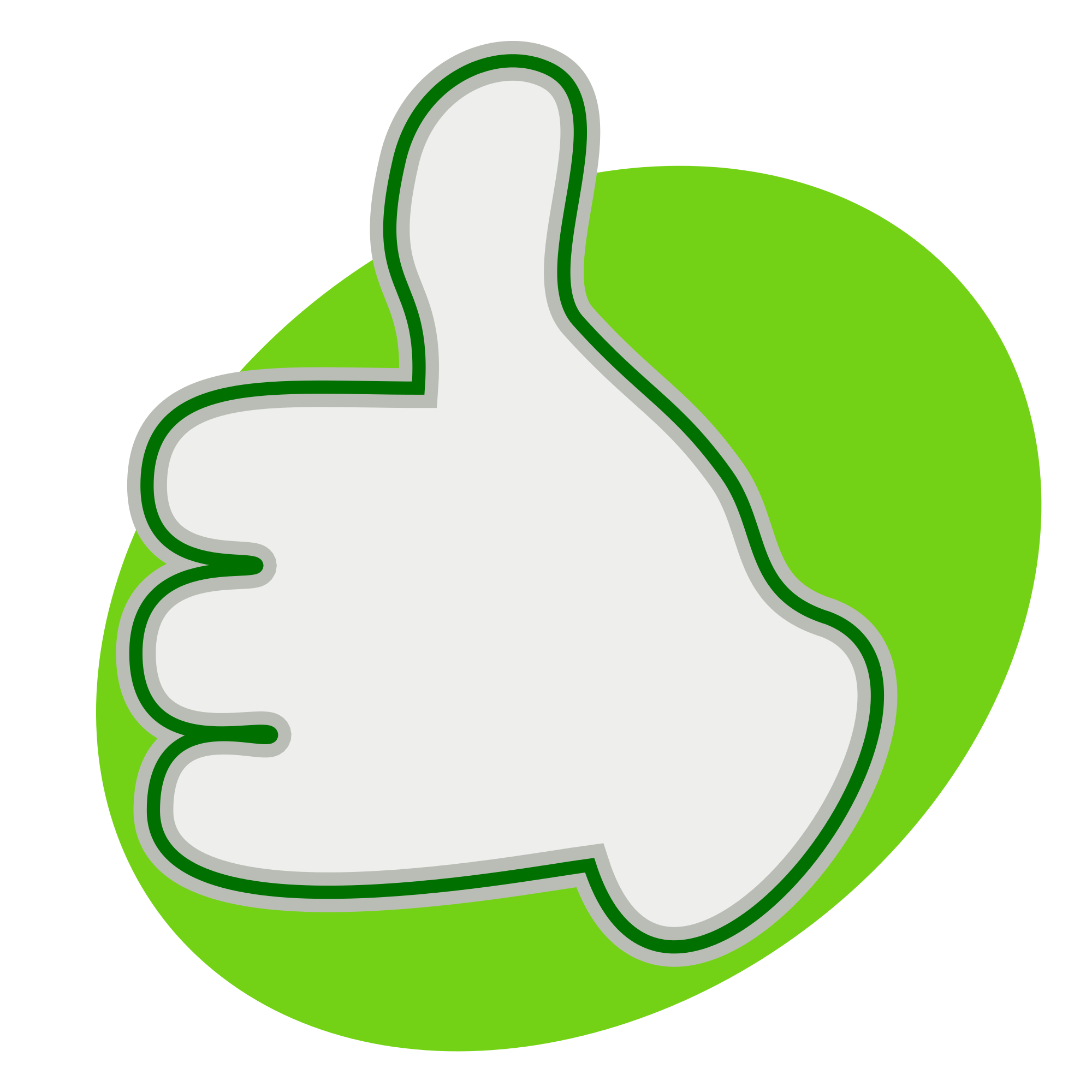 thumbs up clipart, customers, circle, green #40351