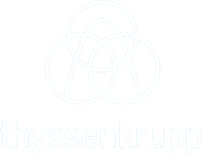 thyssenkrupp white logo #32763