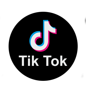 tik tok logo circle social butterfly magazine fresh approach lifestyle #33091