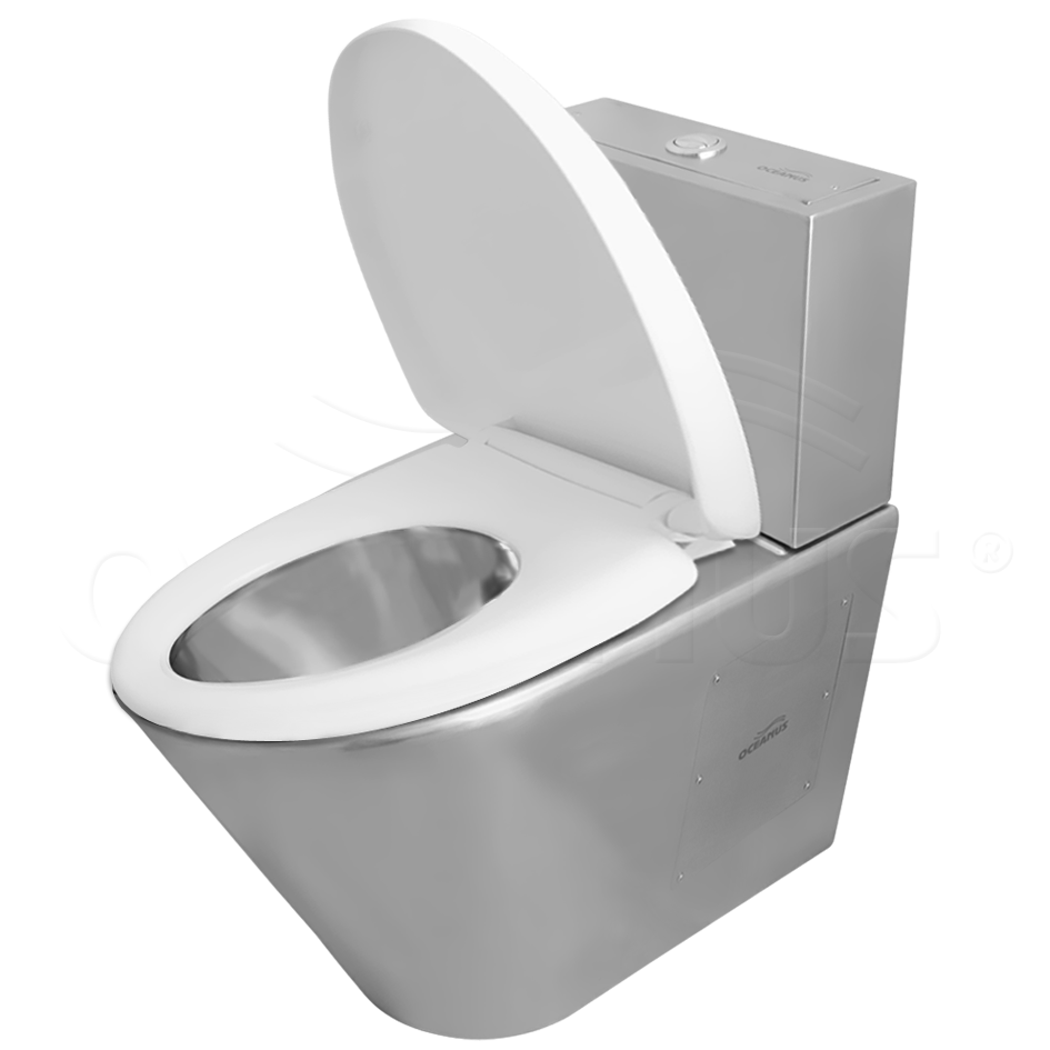 Toilet rectangle seat metal and plastic png #29292