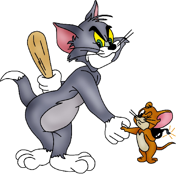 cartoon characters tom and jerry clipart #12343