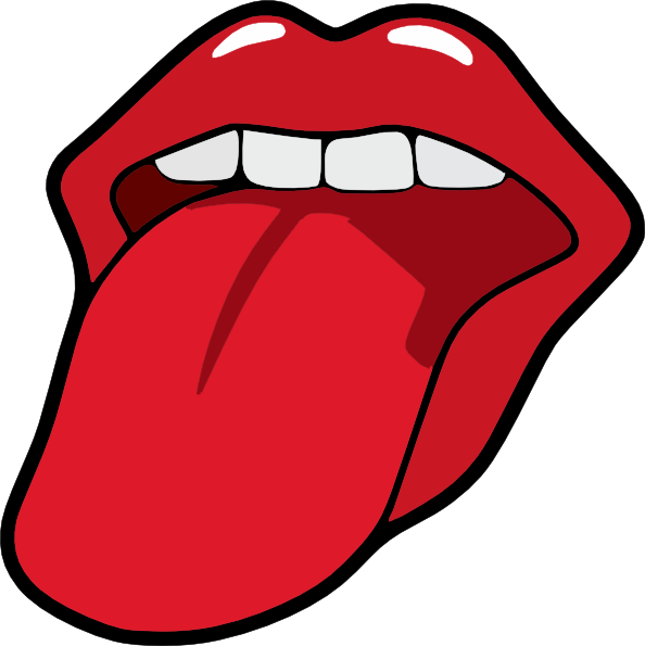 tongue clip art clkerm vector clip art online #36473