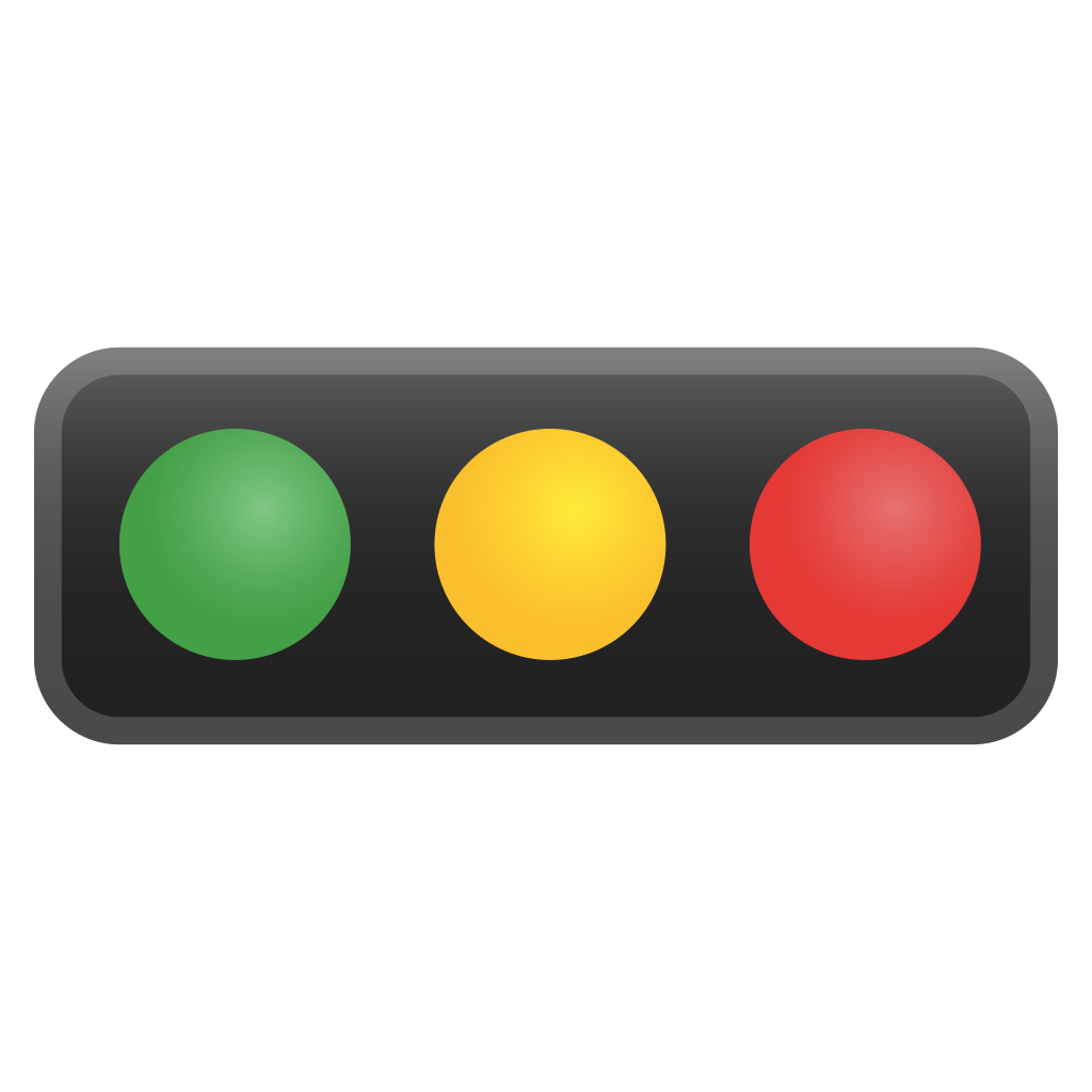 horizontal traffic light icon noto emoji travel places iconset google #30583