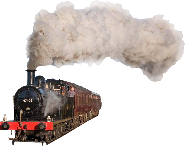 steam train transparent png #16151