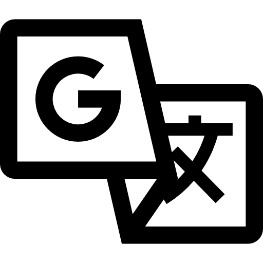 black google translate logo icon #39925