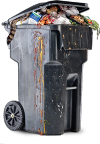 black trash can transparent png #24849