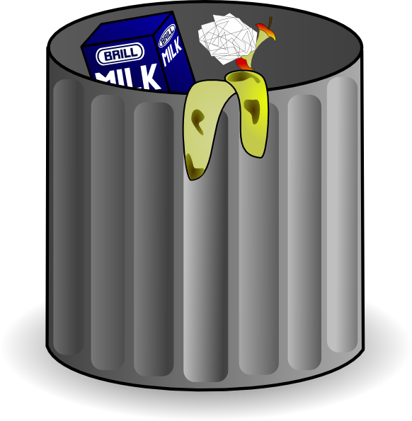 trash can, trash clip art clkerm vector clip art online #24840