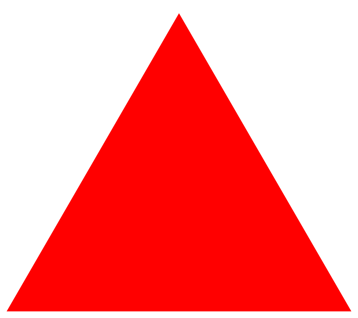 red triangle transparent png #41350