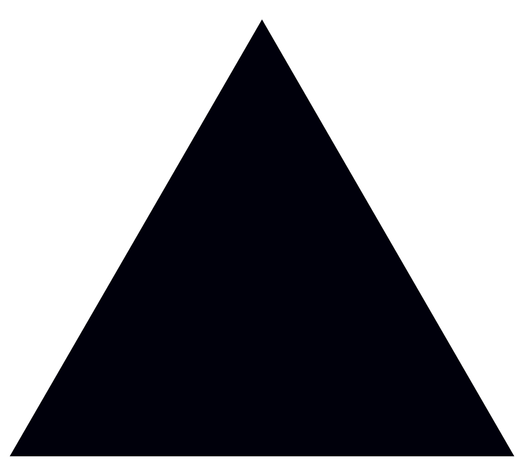 triangle black transparent background #41356