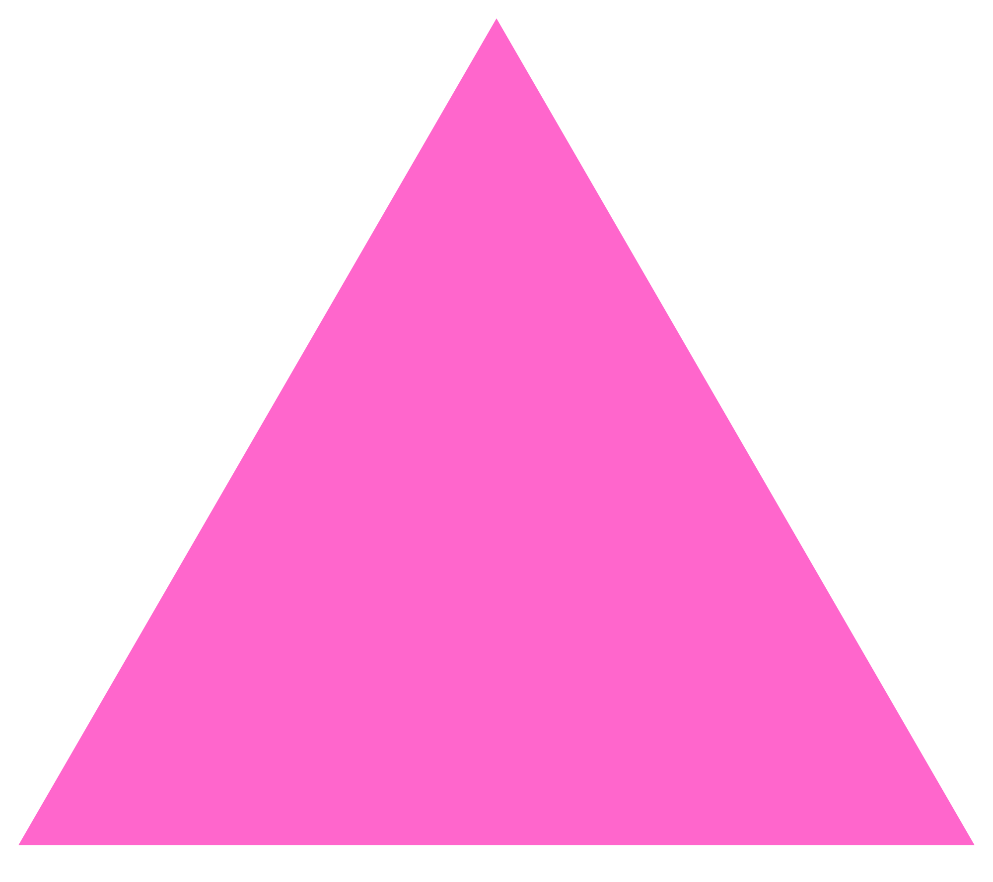 triangle pink png #41357