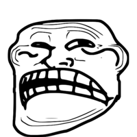 Trollface Png Transparent - Troll Face Meme Clipart (#983329) - PikPng